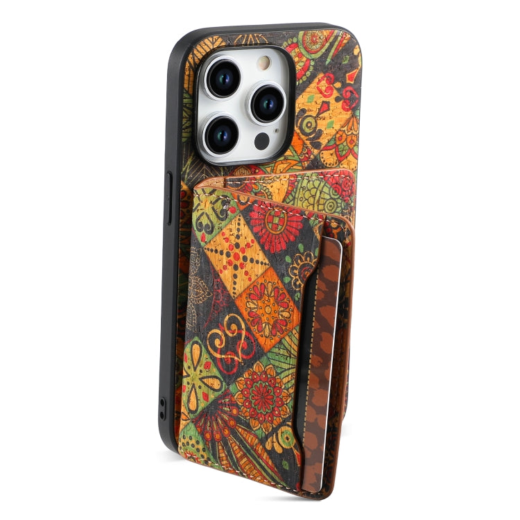 For iPhone 15 Pro Card Slot Holder Phone Case(Autumn Yellow) - HoMEdemic™ 