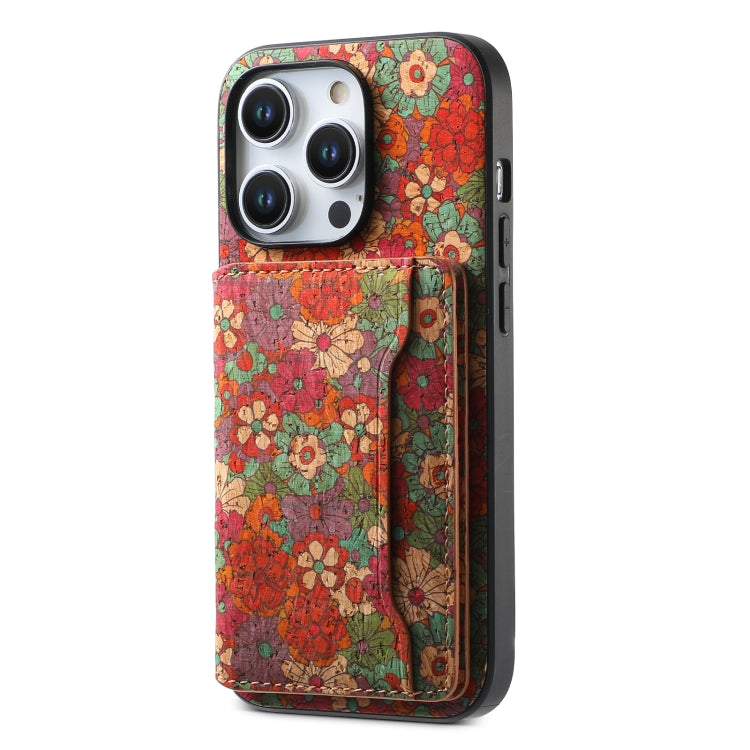 For iPhone 15 Pro Card Slot Holder Phone Case(Summer Red) - HoMEdemic™ 
