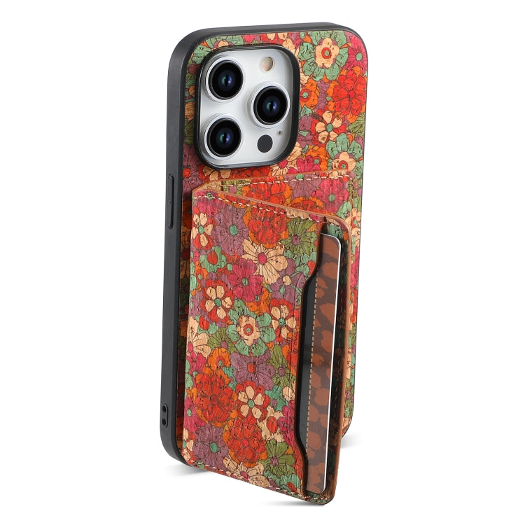 For iPhone 15 Pro Card Slot Holder Phone Case(Summer Red) - HoMEdemic™ 