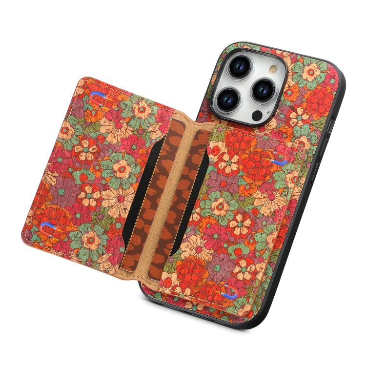 For iPhone 15 Pro Card Slot Holder Phone Case(Summer Red) - HoMEdemic™ 