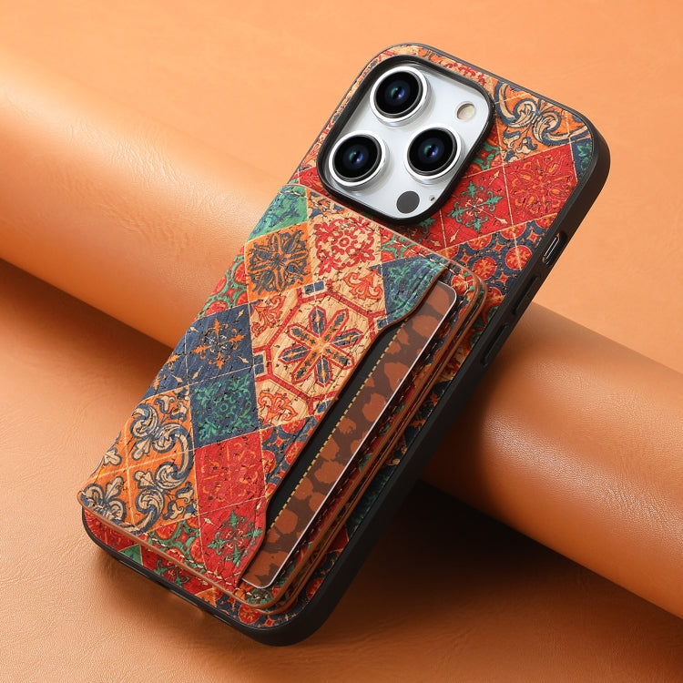 For iPhone 15 Pro Card Slot Holder Phone Case(Winter Blue) - HoMEdemic™ 
