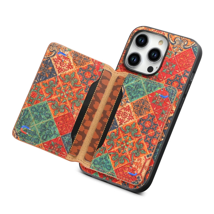 For iPhone 15 Pro Card Slot Holder Phone Case(Winter Blue) - HoMEdemic™ 