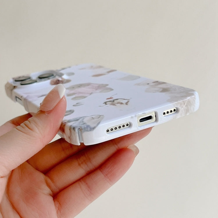 For iPhone 15 Pro Cartoon Film Craft Hard PC Phone Case(Stuffed Bear) - HoMEdemic™ 