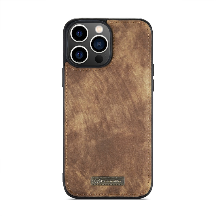 For iPhone 15 Pro CaseMe 008 Detachable Multifunctional Leather Phone Case(Brown) - HoMEdemic™ 