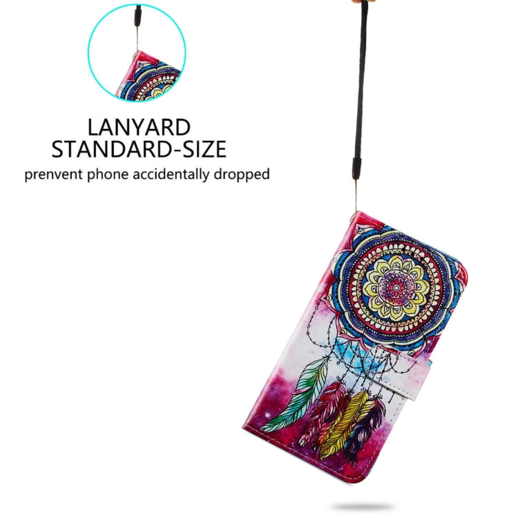 For iPhone 15 Pro Colored Drawing Leather Phone Case(Dreamcatcher) - HoMEdemic™ 
