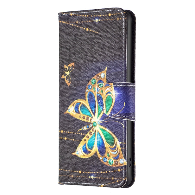 For iPhone 15 Pro Colored Drawing Pattern Flip Leather Phone Case(Big Butterfly) - HoMEdemic™ 