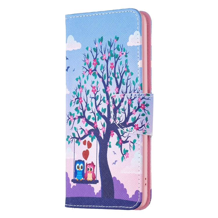 For iPhone 15 Pro Colored Drawing Pattern Flip Leather Phone Case(Owl) - HoMEdemic™ 