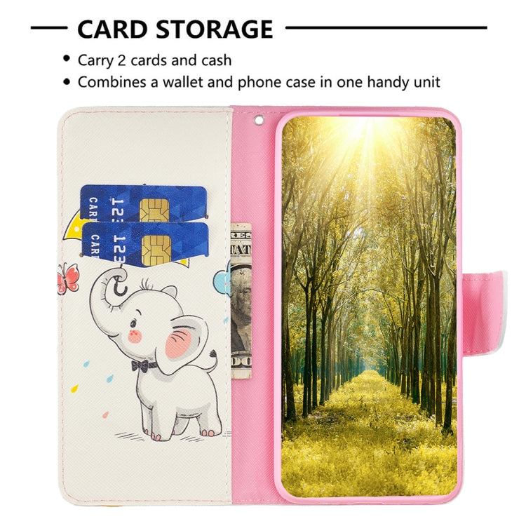 For iPhone 15 Pro Colored Drawing Pattern Flip Leather Phone Case(Umbrella Elephant) - HoMEdemic™ 