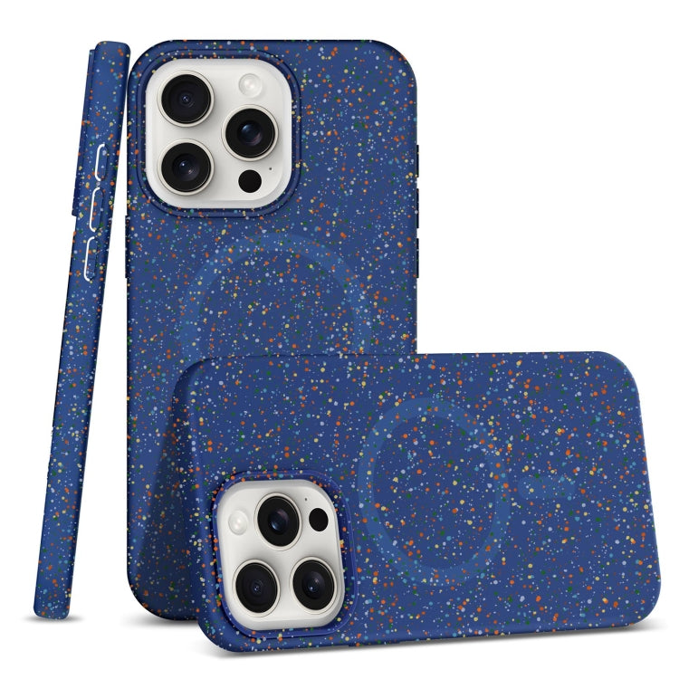For iPhone 15 Pro Colorful Frosted Magsafe PC Hybrid TPU Phone Case(Blue) - HoMEdemic™ 
