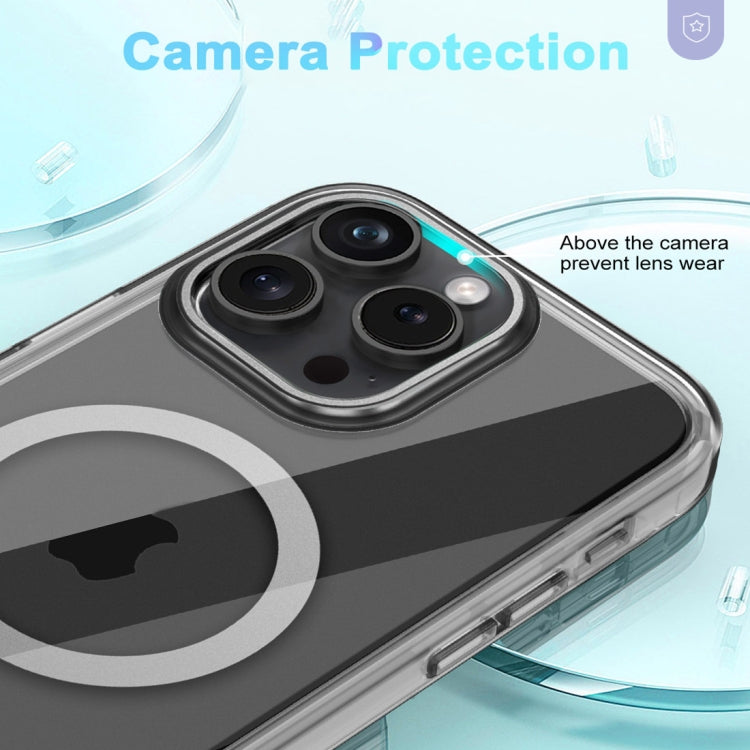 For iPhone 15 Pro Colorful MagSafe Magnetic PC Hybrid TPU Phone Case(Grey) - HoMEdemic™ 