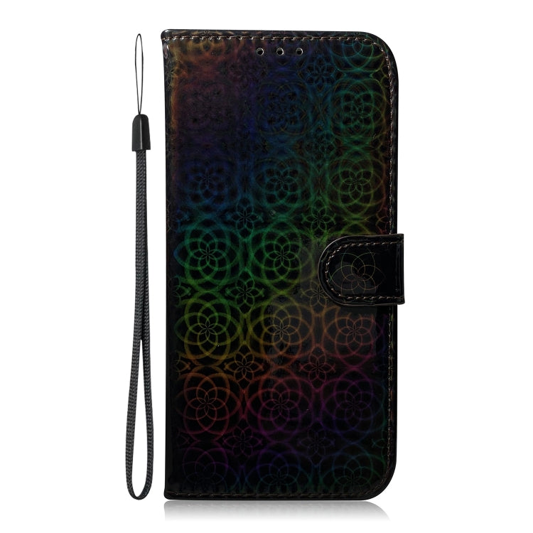 For iPhone 15 Pro Colorful Magnetic Buckle Leather Phone Case(Black) - HoMEdemic™ 