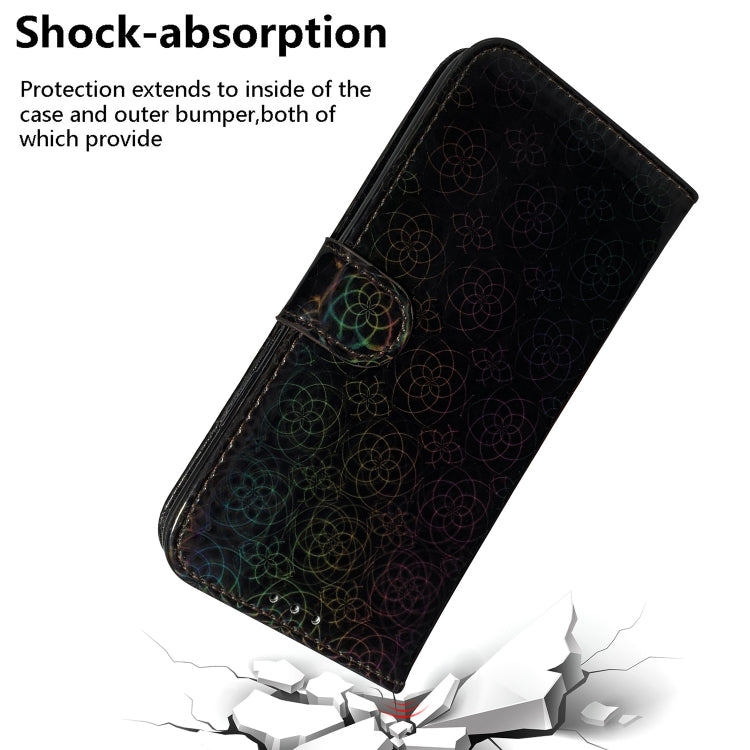 For iPhone 15 Pro Colorful Magnetic Buckle Leather Phone Case(Black) - HoMEdemic™ 