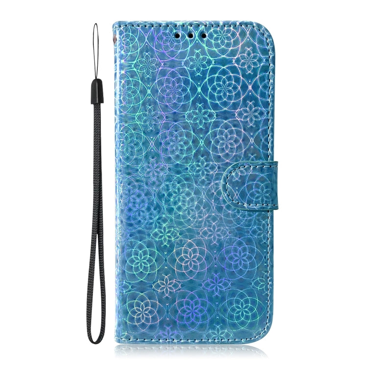 For iPhone 15 Pro Colorful Magnetic Buckle Leather Phone Case(Blue) - HoMEdemic™ 