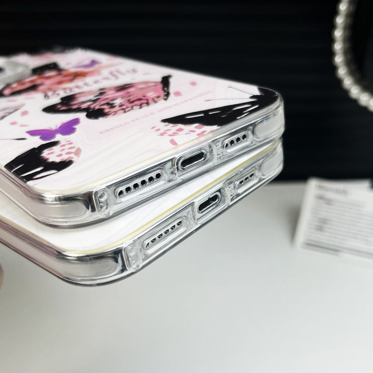 For iPhone 15 Pro Colorful Pattern TPU + PC Phone Case(Rainbow Castle) - HoMEdemic™ 