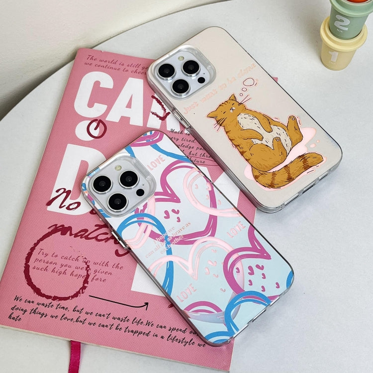 For iPhone 15 Pro Colorful Pattern TPU + PC Phone Case(Smile) - HoMEdemic™ 