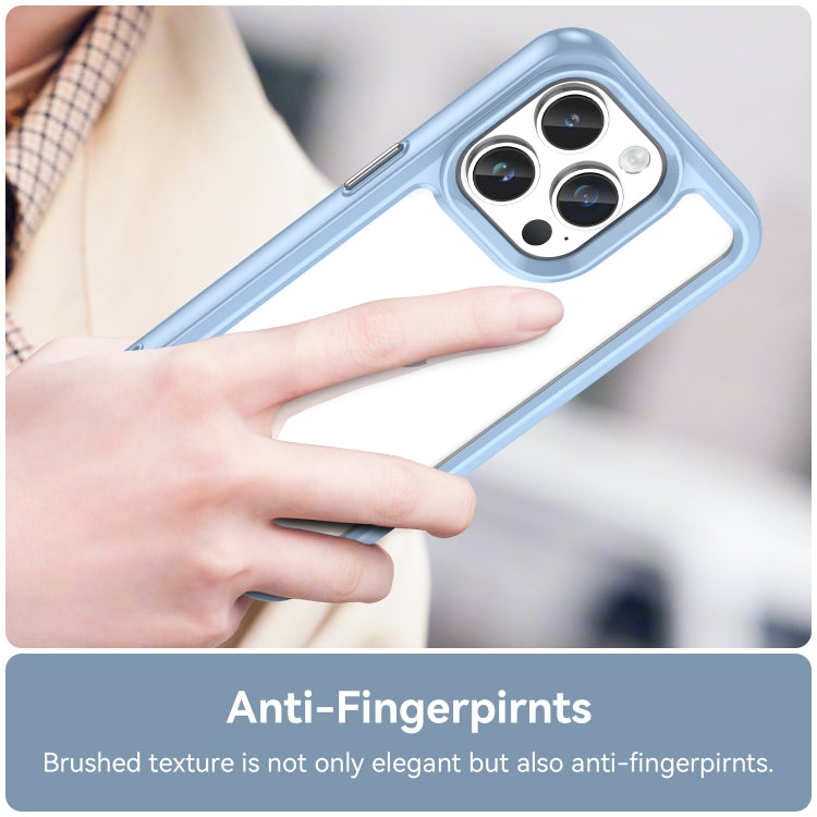 For iPhone 15 Pro Colorful Series Acrylic + TPU Phone Case(Blue) - HoMEdemic™ 