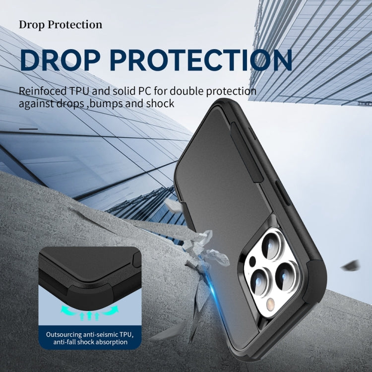 For iPhone 15 Pro Commuter Shockproof TPU + PC Phone Case(Black) - HoMEdemic™ 