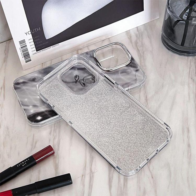 For iPhone 15 Pro Cooling Flash Feather TPU + PC Phone Case(Big Smile) - HoMEdemic™ 