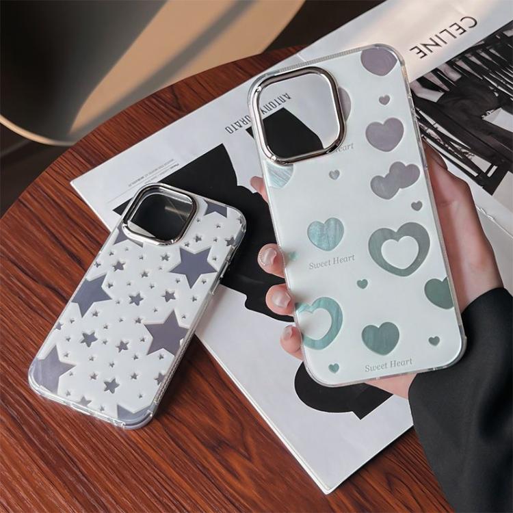 For iPhone 15 Pro Cooling Flash Feather TPU + PC Phone Case(Pentagram) - HoMEdemic™ 