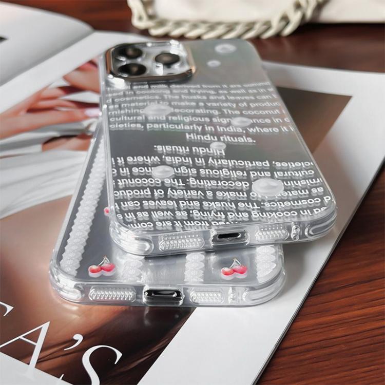 For iPhone 15 Pro Cooling Flash Feather TPU + PC Phone Case(Wave Ink) - HoMEdemic™ 