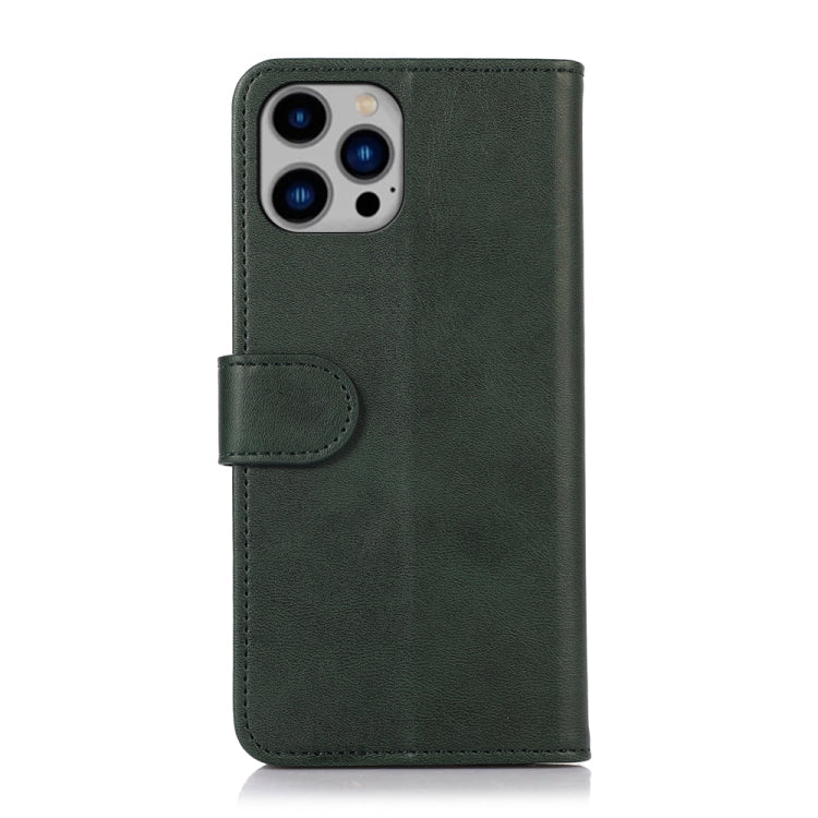 For iPhone 15 Pro Cow Texture Leather Phone Case(Green) - HoMEdemic™ 