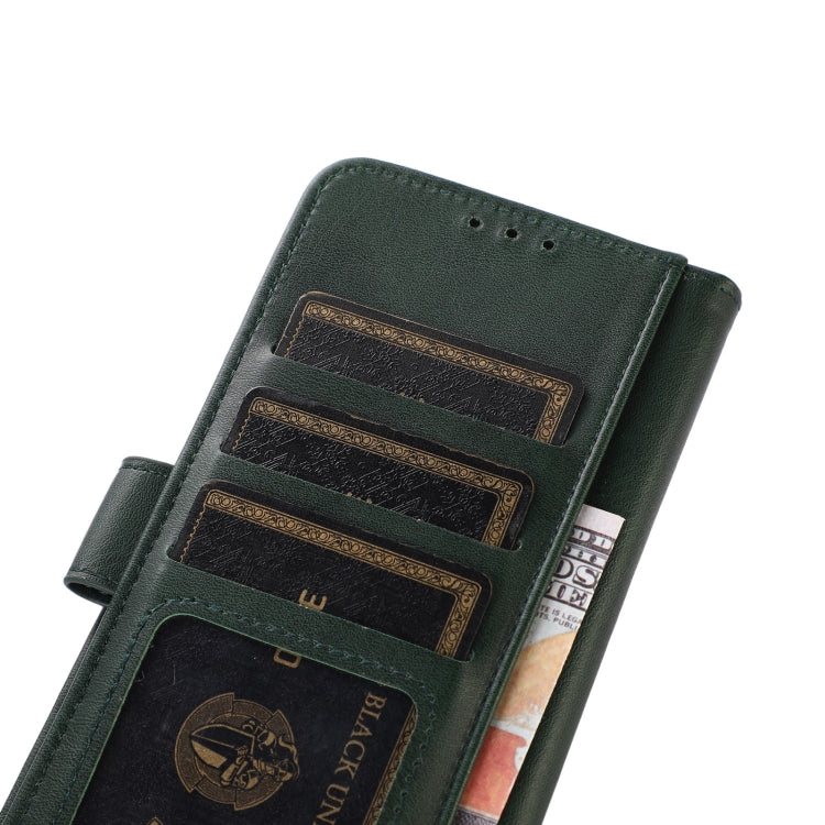 For iPhone 15 Pro Cow Texture Leather Phone Case(Green) - HoMEdemic™ 