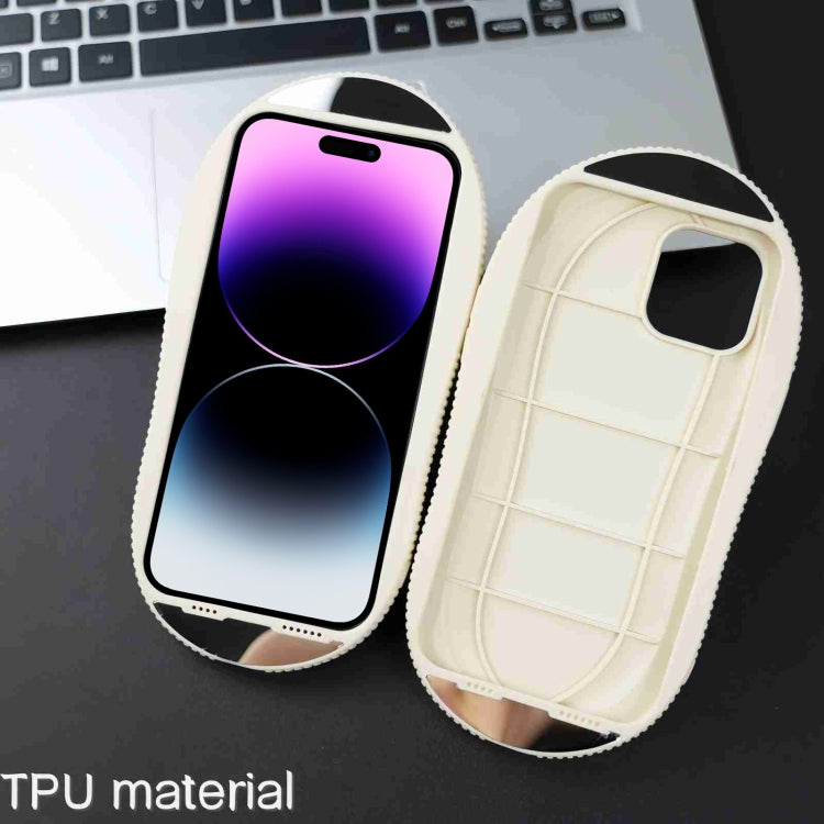 For iPhone 15 Pro Creative Denim Slipper Design TPU Phone Case(Black) - HoMEdemic™ 