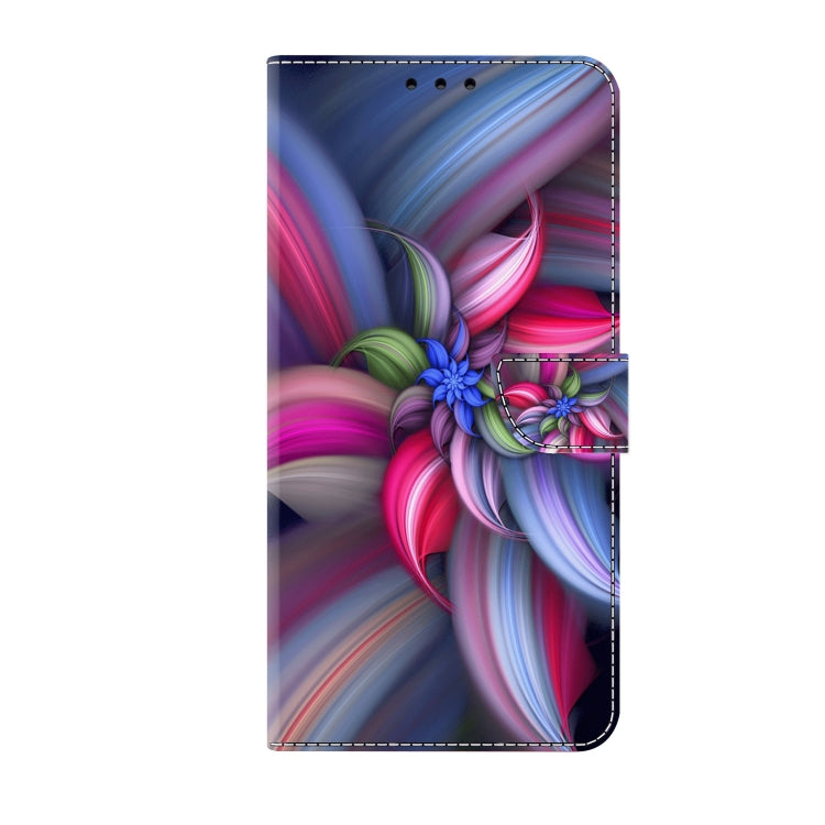 For iPhone 15 Pro Crystal 3D Shockproof Protective Leather Phone Case(Colorful Flower) - HoMEdemic™ 
