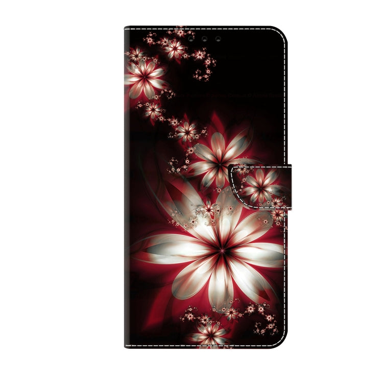 For iPhone 15 Pro Crystal 3D Shockproof Protective Leather Phone Case(Fantastic Flower) - HoMEdemic™ 