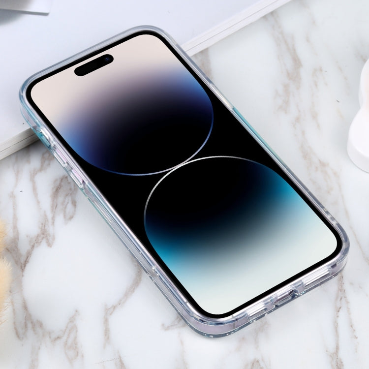 For iPhone 15 Pro DFANS DESIGN Golden Diamond TPU+PC Phone Case(Blue) - HoMEdemic™ 