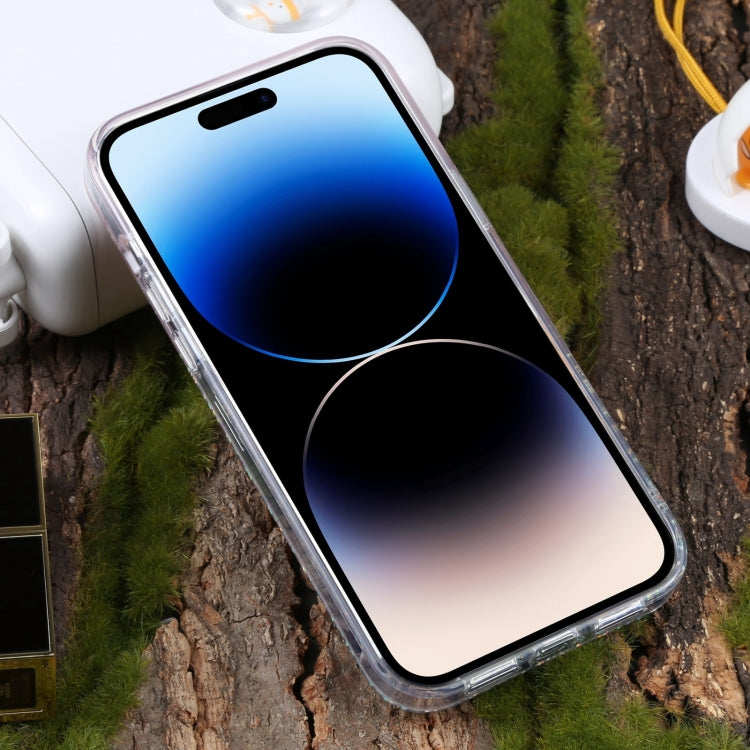 For iPhone 15 Pro DFANS DESIGN Snowflake Starlight Shining Phone Case(Pink) - HoMEdemic™ 