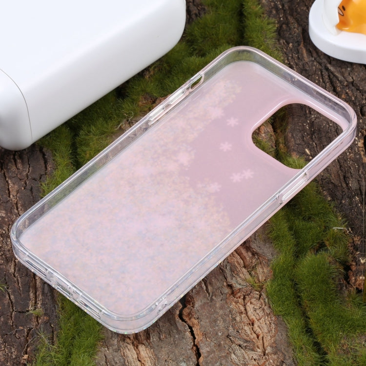 For iPhone 15 Pro DFANS DESIGN Snowflake Starlight Shining Phone Case(Pink) - HoMEdemic™ 