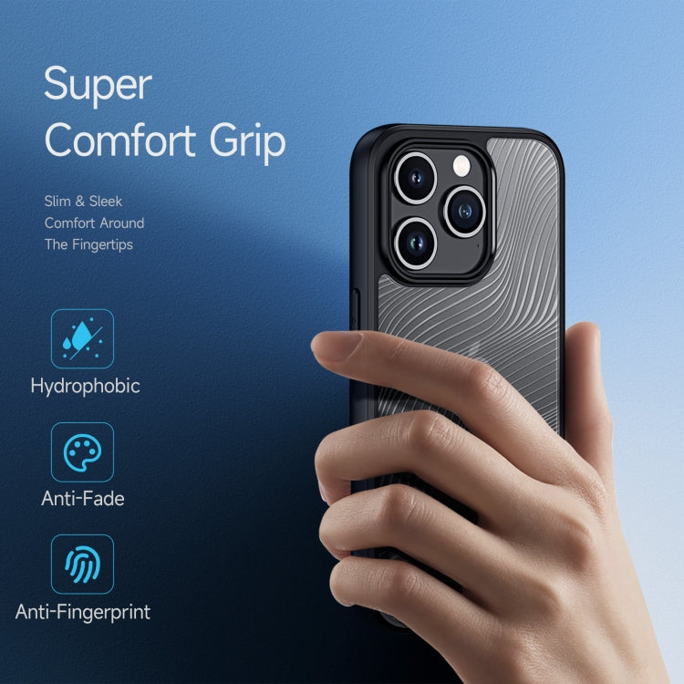 For iPhone 15 Pro DUX DUCIS Aimo Series  Frosted Feel Phone Case(Black) - HoMEdemic™ 