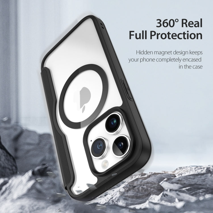 For iPhone 15 Pro DUX DUCIS Skin X Pro Series Magsafe PC + TPU Phone Leather Case(Black) - HoMEdemic™ 