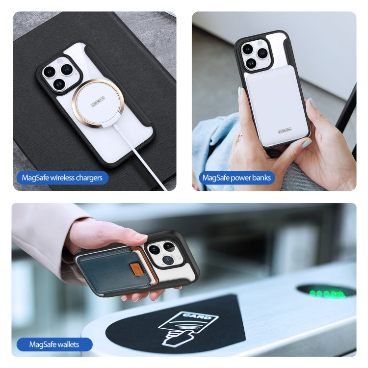 For iPhone 15 Pro DUX DUCIS Skin X Pro Series Magsafe PC + TPU Phone Leather Case(Black) - HoMEdemic™ 