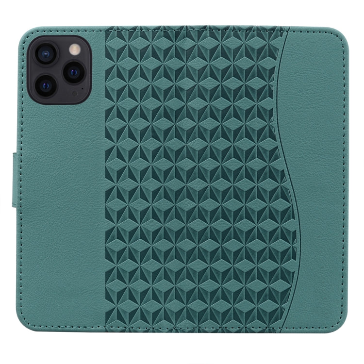 For iPhone 15 Pro Diamond Buckle Leather Phone Case with Lanyard(Green) - HoMEdemic™ 
