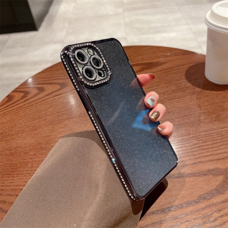 For iPhone 15 Pro Diamond Glitter TPU Phone Case(Black) - HoMEdemic™ 