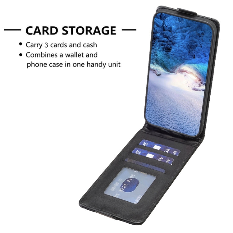 For iPhone 15 Pro Diamond Lattice Vertical Flip Leather Phone Case(Black) - HoMEdemic™ 