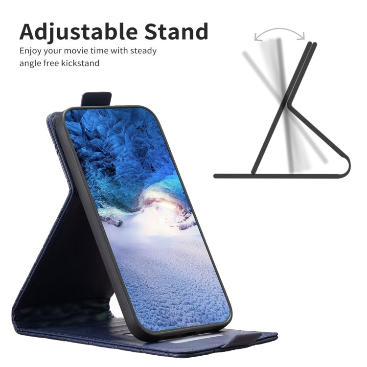 For iPhone 15 Pro Diamond Lattice Vertical Flip Leather Phone Case(Blue) - HoMEdemic™ 