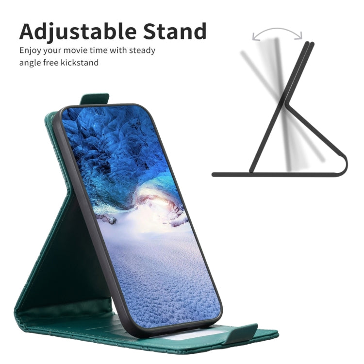 For iPhone 15 Pro Diamond Lattice Vertical Flip Leather Phone Case(Green) - HoMEdemic™ 