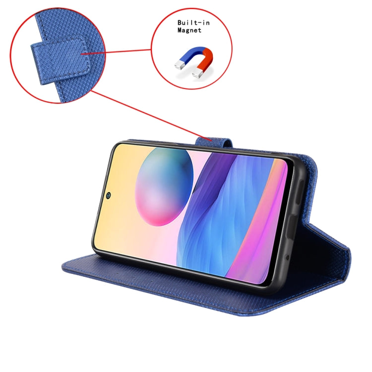 For iPhone 15 Pro Diamond Texture Leather Phone Case(Blue) - HoMEdemic™ 