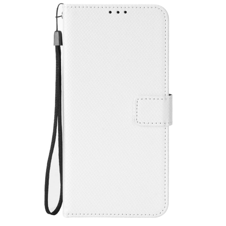 For iPhone 15 Pro Diamond Texture Leather Phone Case(White) - HoMEdemic™ 