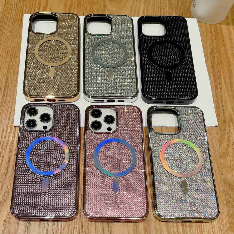 For iPhone 15 Pro Diamonds Plated Magsafe Phone Case(Colorful) - HoMEdemic™ 