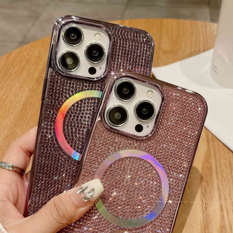 For iPhone 15 Pro Diamonds Plated Magsafe Phone Case(Colorful) - HoMEdemic™ 