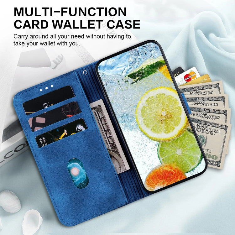 For iPhone 15 Pro Double 8-shaped Embossed Leather Phone Case(Blue) - HoMEdemic™ 