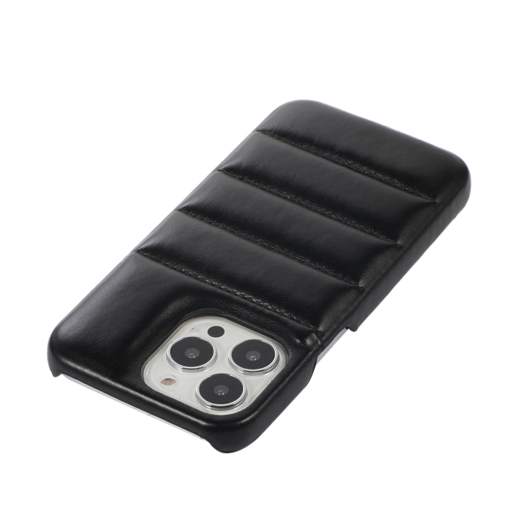 For iPhone 15 Pro Down Jacket Airbag Shockproof Phone Case(Black) - HoMEdemic™ 