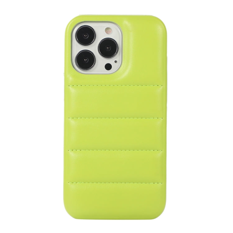 For iPhone 15 Pro Down Jacket Airbag Shockproof Phone Case(Teal) - HoMEdemic™ 