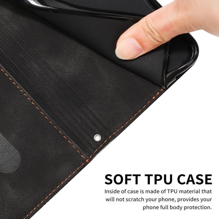 For iPhone 15 Pro Dream Triangle Leather Phone Case with Lanyard(Black) - HoMEdemic™ 