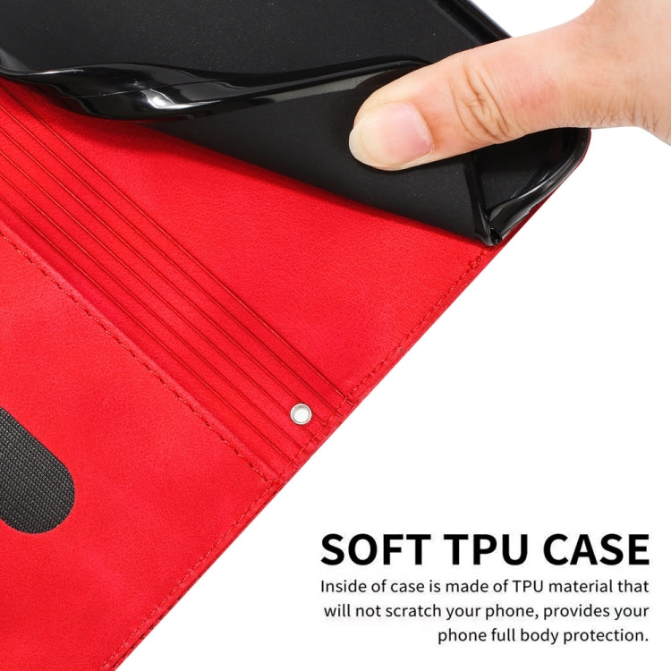 For iPhone 15 Pro Dream Triangle Leather Phone Case with Lanyard(Red) - HoMEdemic™ 