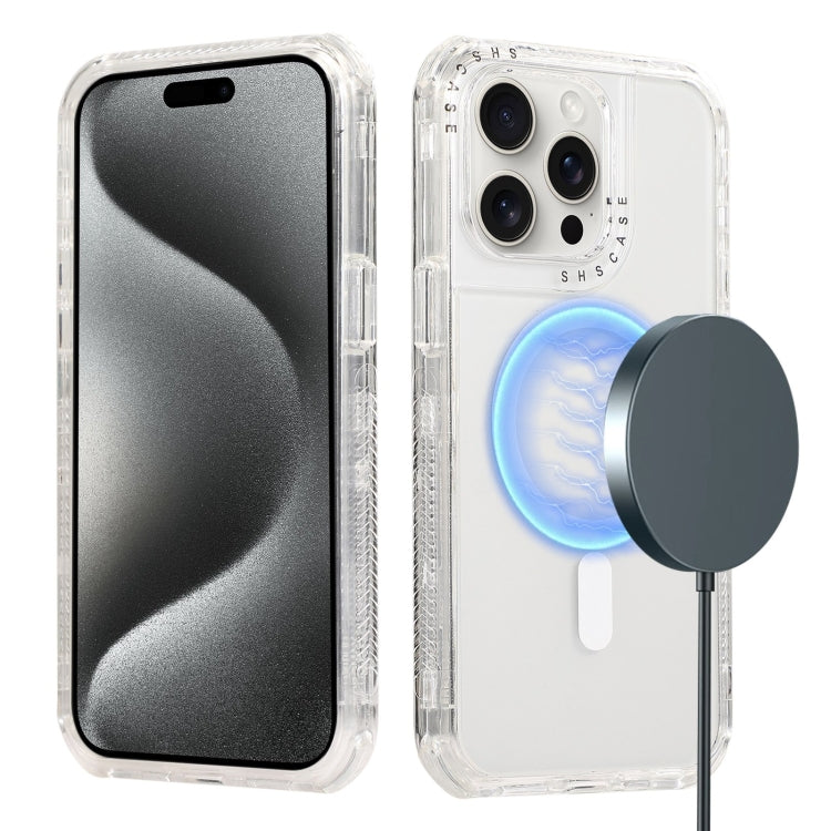 For iPhone 15 Pro Dreamland MagSafe Magnetic 3 in 1 TPU + PC Phone Case(Transparent) - HoMEdemic™ 